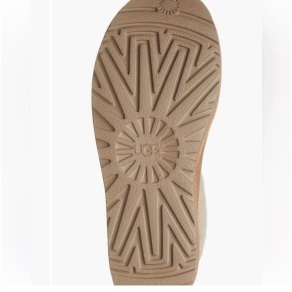 New Ugg Australia Women's Tan Sarissa Shearling Short Boots Size US6/ UK4 - Picture 5 of 13